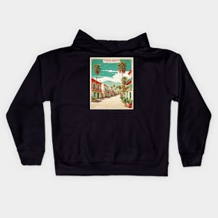 Todos Santos Baja California Sur Mexico Vintage Tourism Travel Kids Hoodie